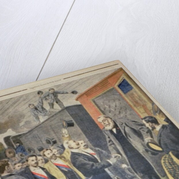 At Paris: the Arrival of President Kruger at the Gare de Lyon by French School