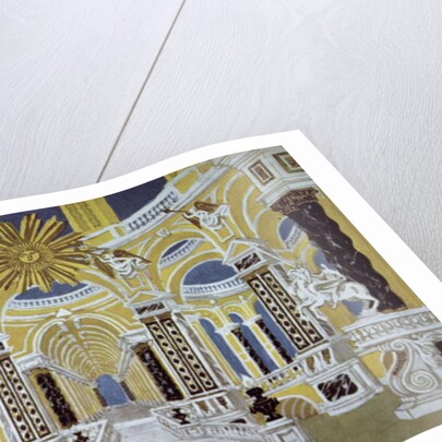 Set design for 'The Magic Flute' by Wolfgang Amadeus Mozart by School French