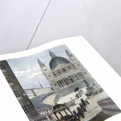 The Funeral of Lord Nelson on 9th January 1806 by English School