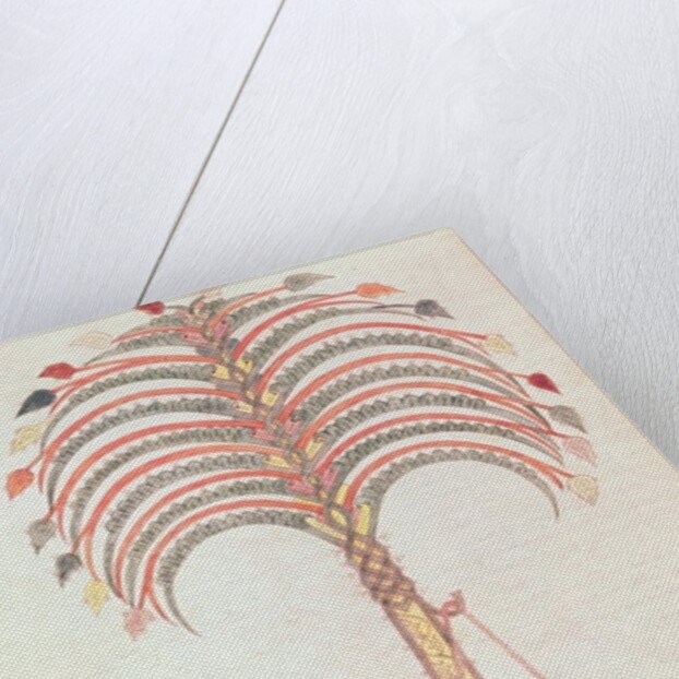 Fol.147v The Metaphor of the Palm Tree by Spanish School