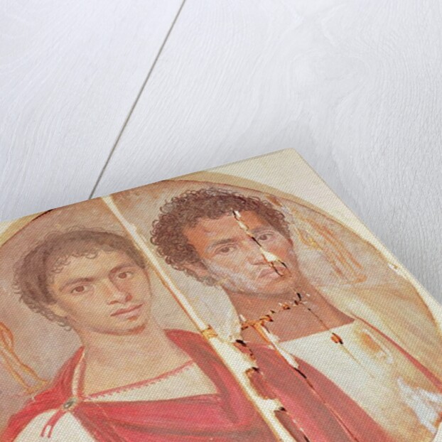 Portrait of two brothers by Roman Period Egyptian