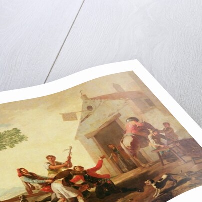 The Fight at the Venta Nueva, 1777 by Francisco Jose de Goya y Lucientes