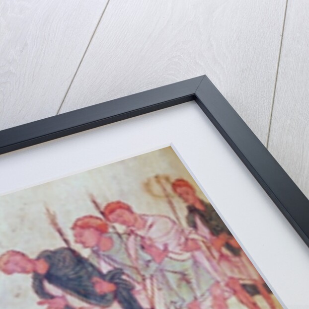 Fol.15.083 from the Psychomachia by Prudentius by School French