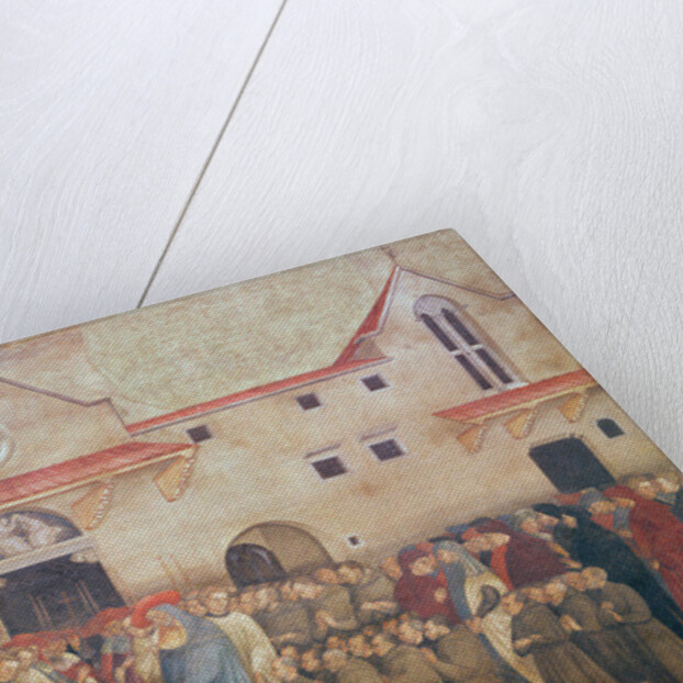 Consecration of the New Church of St. Egidio by Pope Martin V, September 1420, 1430s by Bicci di Lorenzo