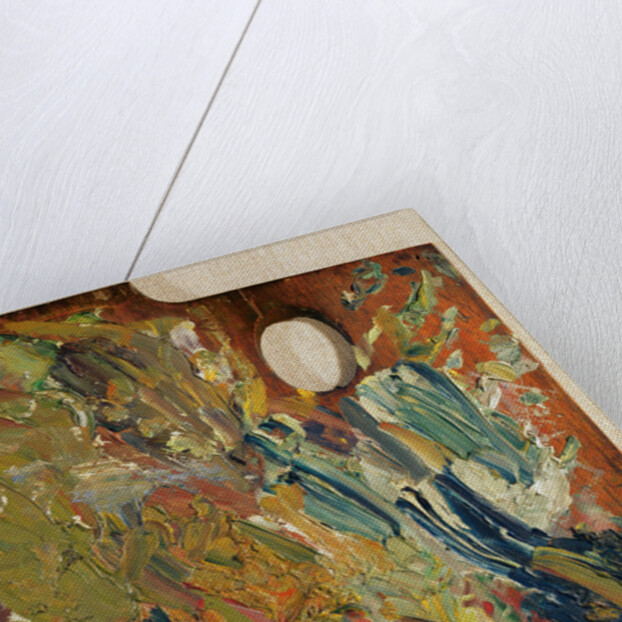 Palette with which van Gogh painted 'Marguerite Gachet at the Piano', 1890 by Anonymous