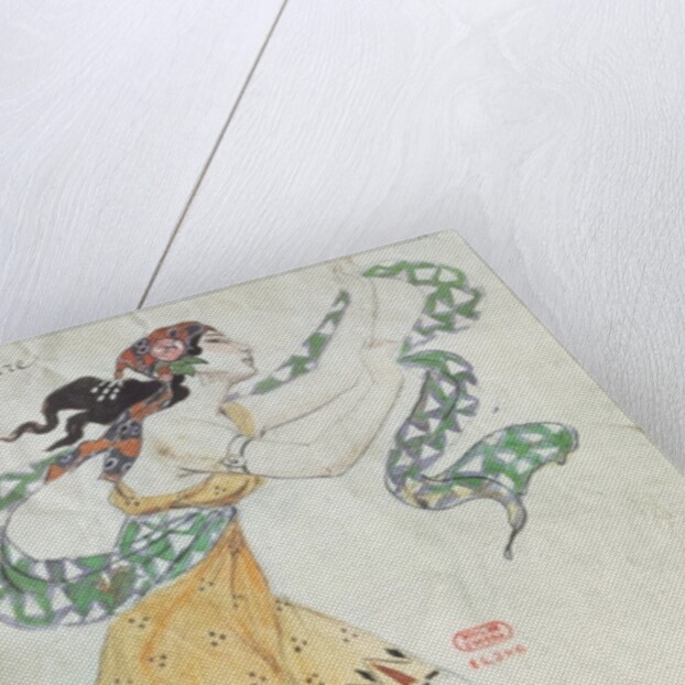 Costume design for Delilah from the opera 'Samson and Delilah' by Charles Camille Saint-Saens by French School