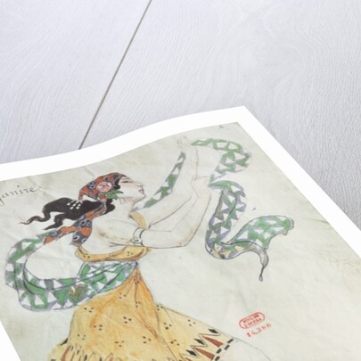 Costume design for Delilah from the opera 'Samson and Delilah' by Charles Camille Saint-Saens by French School