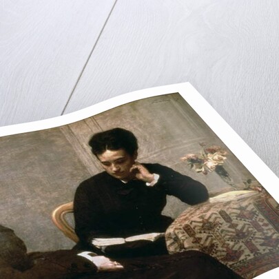 Reading, 1877 by Ignace Henri Jean Fantin-Latour