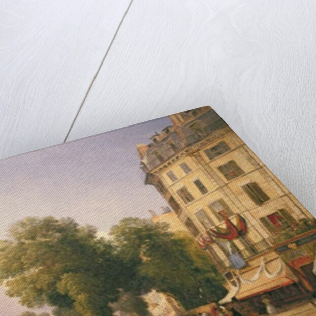 Boulevard des Capucines on the Corner of Rue de la Paix, Paris, 1829 by Caleb Robert Stanley