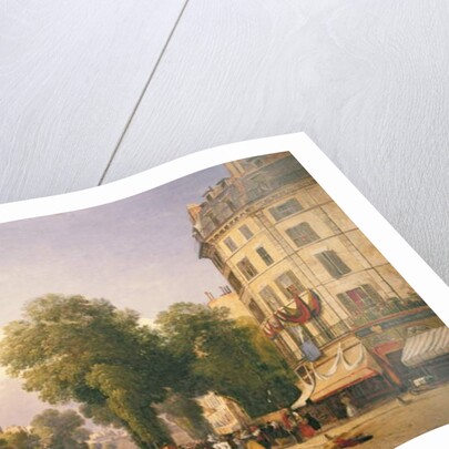 Boulevard des Capucines on the Corner of Rue de la Paix, Paris, 1829 by Caleb Robert Stanley