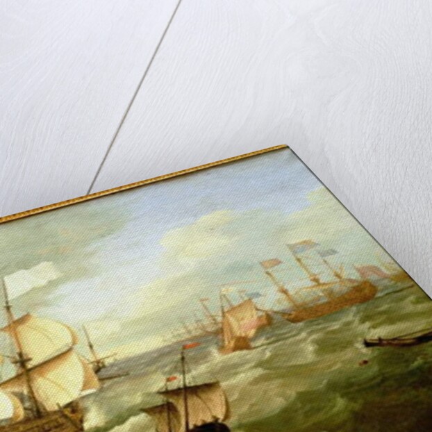 The Joining of d'Estrees and the Duke of York, 1672 by Jan Karel Donatus van Beecq