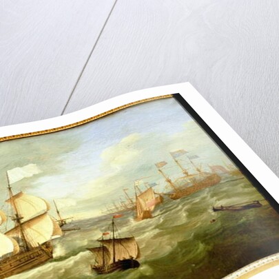 The Joining of d'Estrees and the Duke of York, 1672 by Jan Karel Donatus van Beecq