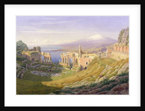 Taormina, Sicily, 1876 by William J. Ferguson