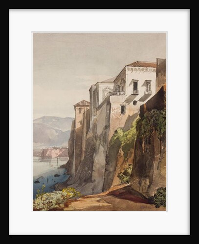 The House of Tasso, Sorrento, with additions by Princess Maria Annunziata di Borbone, 1853 by Giacinto Gigante