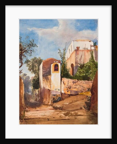 Roadside shrine, with additions by Prince Luigi Maria di Borbone, 13th June 1853 by Giacinto Gigante