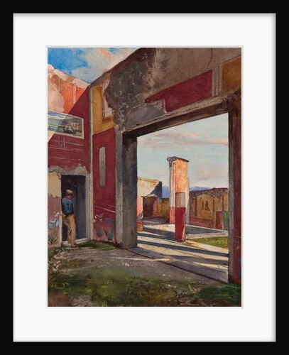 The House of Castor and Pollux in Pompeii with an official guide, with additions by a Borbone pupil by Giacinto Gigante