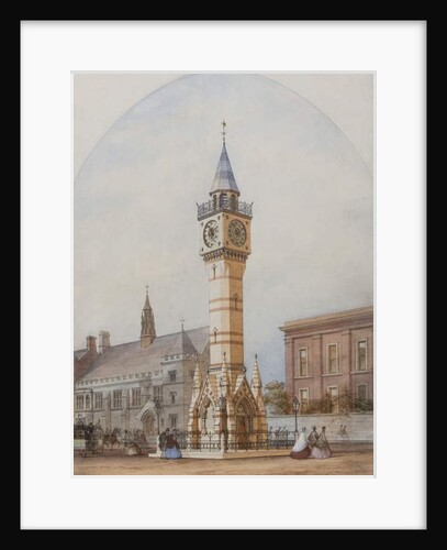Architectural elevation: Memorial Clock Tower, c.1860 by Unknown Artist