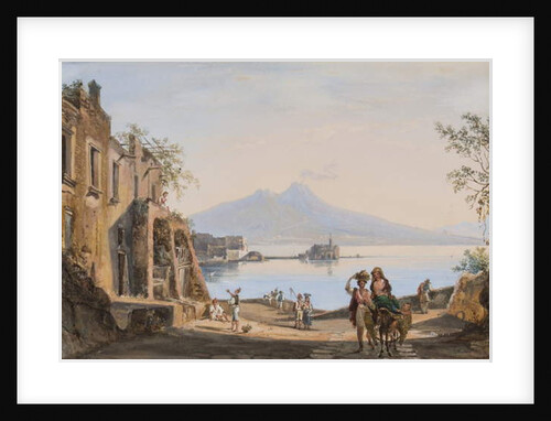 View of Vesuvius from the Mergellina, c.1845 by Catherine Louisa Marlay