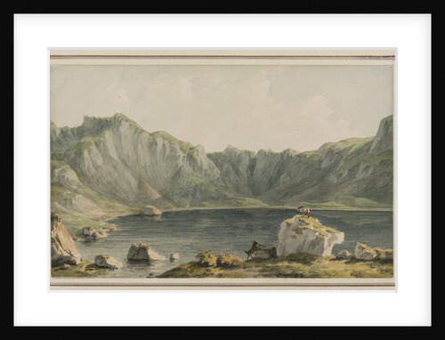 Llyn Idwal, on the approach to it from Llyn Ogwen, Carnarvonshire, c.1795 by John Warwick Smith