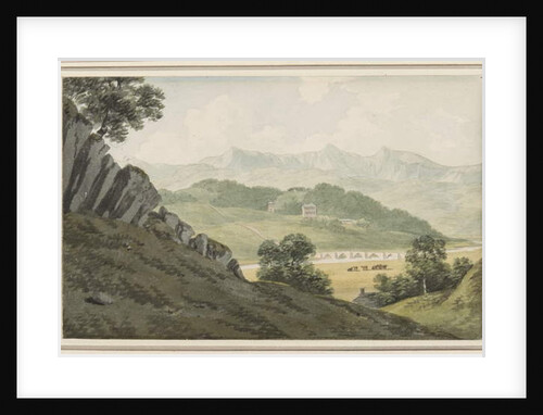 Llanelltyd Bridge over the Maw by John Warwick Smith