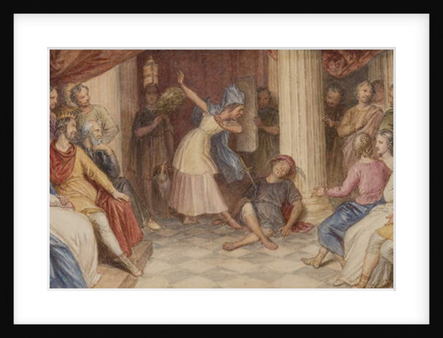Pyramus and Thisbe, Midsummer Night's Dream, Act V, Scene I, c.1840 by John Massey Wright