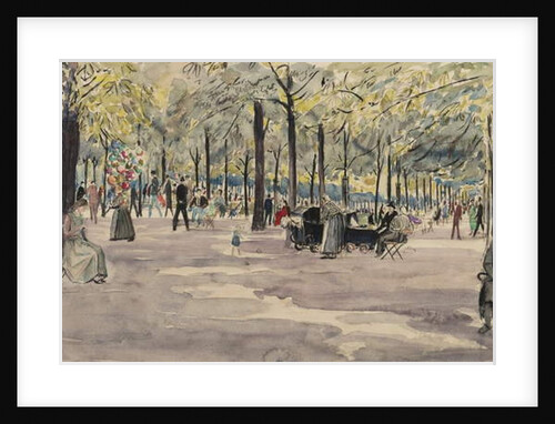 The Tuileries Gardens, Paris, c.1925 by Job Nixon