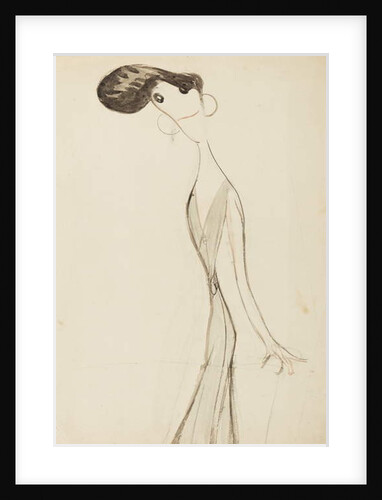 Irene Vanbrugh, study for the series 'Stars of the Music Hall Stage', c.1908 by Henry Ospovat