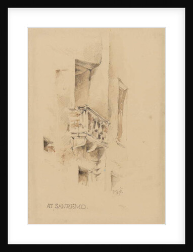 At San Remo, 3rd January 1878 by George Douglas Tinling