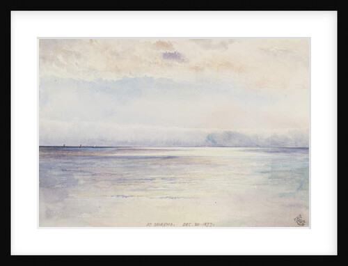 At San Remo, 30th December 1877 by George Douglas Tinling