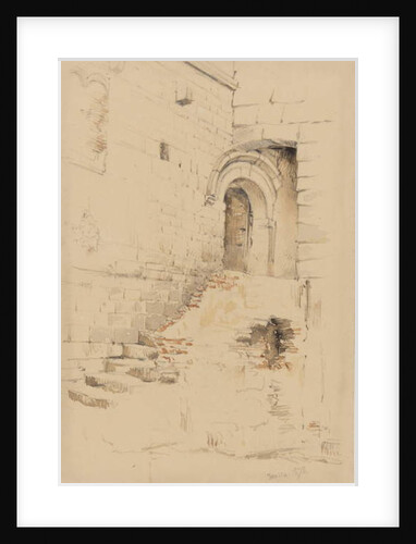 In a courtyard adjoining S. Siro, San Remo, January 1878 by George Douglas Tinling