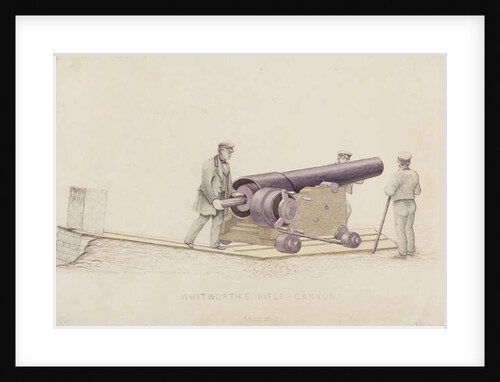 Whitworth's Rifle-Cannon, c.1860 by Unknown Artist