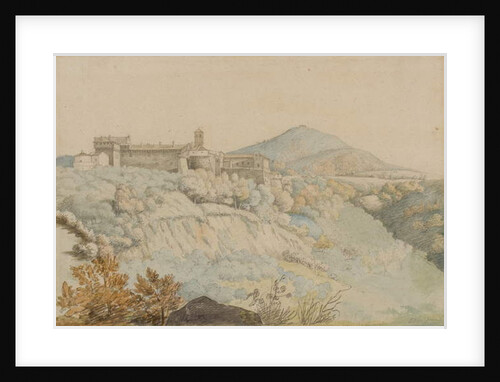 The Convent of Grotta Ferrata, ancient Tusculum, Italy, c.1805 by Samuel Woodforde