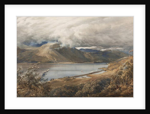 North Wales, possibly a stretch of the Ffestiniog railway by Bernard Walter Evans