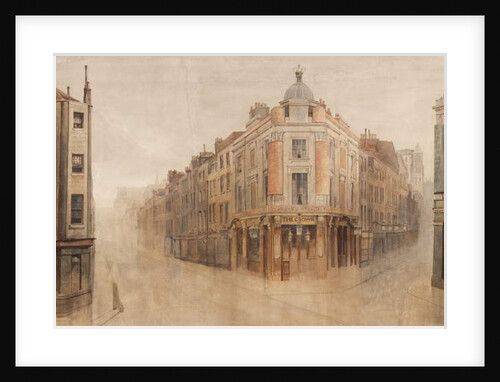 The Crown, corner of Great White Lion Street, now Mercer Street, and Monmouth Street, Seven Dials, London by Bernard Walter Evans
