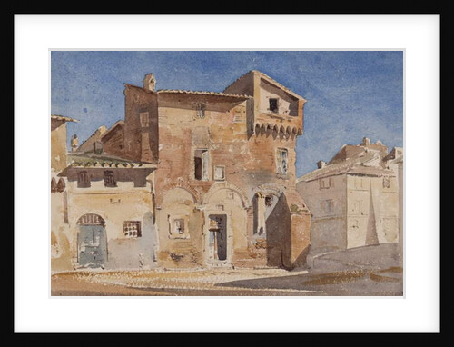 Rome, in the Trastevere, near Santa Cecilia, 1866 by Edward Angelo Goodall