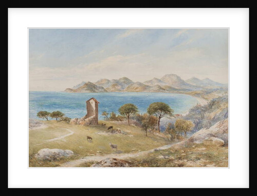 View of the Esterelles Mountains from Cannes by John Jessop Hardwick
