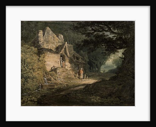 A Cottage by a Woodland Path, 1797 by William Payne