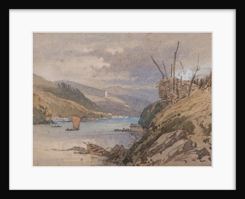 On the Yealm, South Devon by Samuel Prout