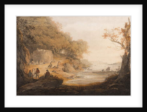 The Lime Kiln at Crabtree opposite to Saltram, Devon by William Payne