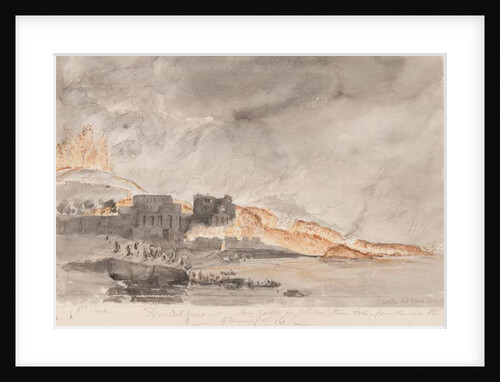 Eruption of Vesuvius, 1794 by Edward Swinburne