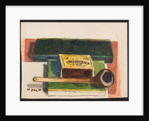Matches and pipe, c.1930 by Henry Silk