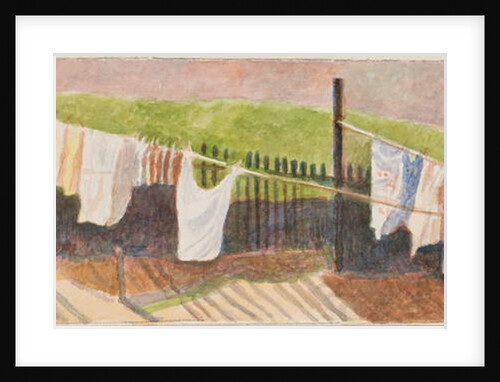 Rounton Road washing lines, c.1930 by Henry Silk