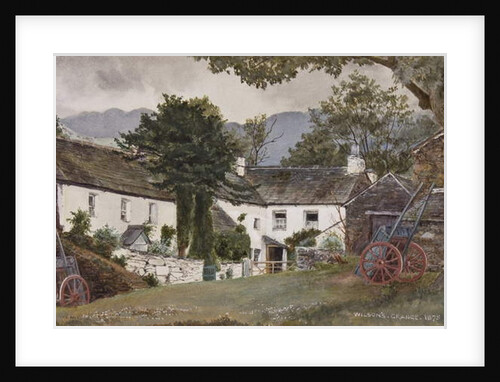 Grange over Sands: Wilsons Farm, Lindale, 1875 by English School