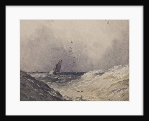 Sailing boat before a storm, c.1830 by Anthony Vandyke Copley Fielding