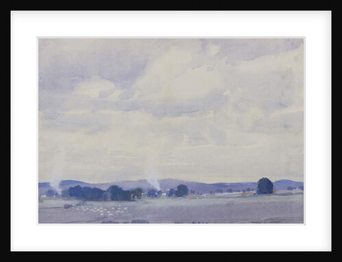 Sheep country, Victoria, 1935 by Harold Brocklebank Herbert