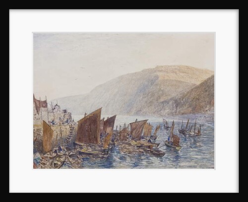 Clovelly Harbour by Alfred William Hunt