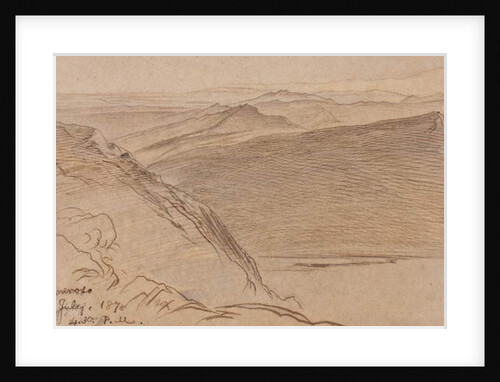 Monte Generoso, 1878 by Edward Lear