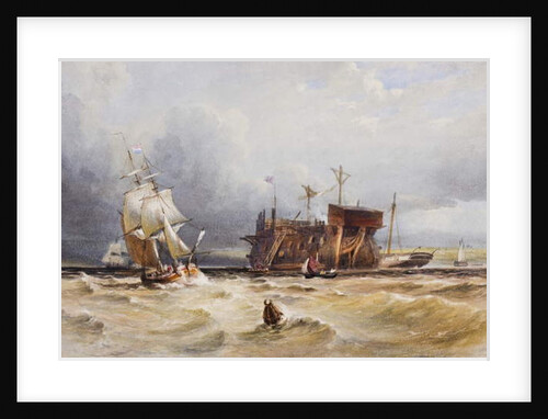 A hulk, c.1850 by European School