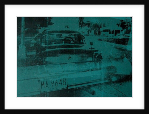 Abstract green car, 2014 by David Studwell