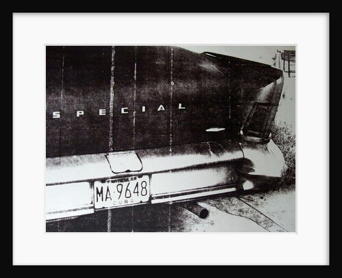 Black and white car, 2014 by David Studwell